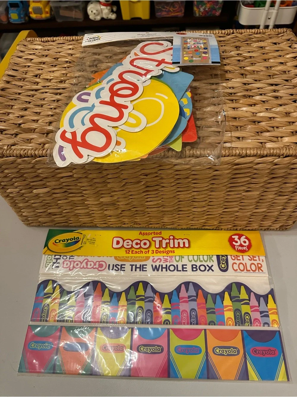 Hobby Lobby Multicolor Crayon-Themed Deco Trim